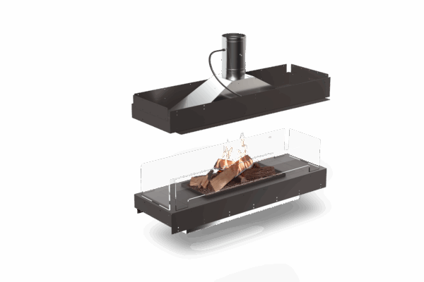 FLOGS ( FLA4 Logs) Island typu wyspa z podłączeniem do komina