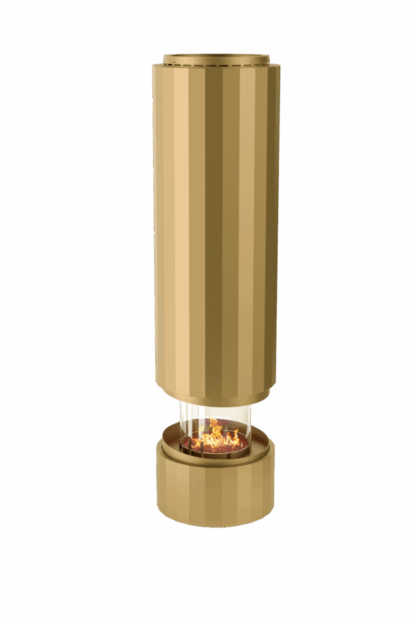 Pillar Metalic Gold